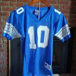 Champion Kids Blue Mesh Number 10 Football Jersey